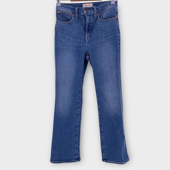 Madewell CALI DEMI-BOOT Jean Women's Size 25 x 27 Medium Wash High Rise - Picture 14 of 14